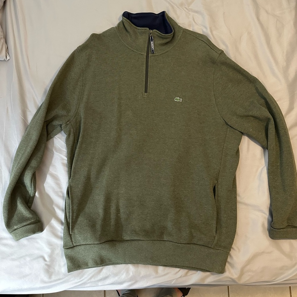 Lacoste quarter zip sweater